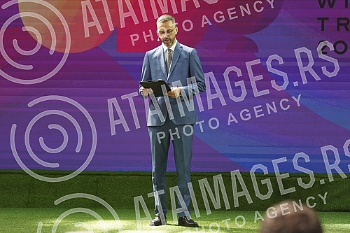 The President of the Government of the Republic of Serbia, Ana Brnabic, attended the awarding of the Wine Trophy of the Open Balkans as part of the First International Wine Fair Wine Vision of the Open Balkans in Hall 1 of the Belgrade Fair.Predsed