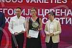 The President of the Government of the Republic of Serbia, Ana Brnabic, attended the awarding of the Wine Trophy of the Open Balkans as part of the First International Wine Fair Wine Vision of the Open Balkans in Hall 1 of the Belgrade Fair.Predsed