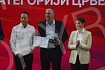 The President of the Government of the Republic of Serbia, Ana Brnabic, attended the awarding of the Wine Trophy of the Open Balkans as part of the First International Wine Fair Wine Vision of the Open Balkans in Hall 1 of the Belgrade Fair.Predsed