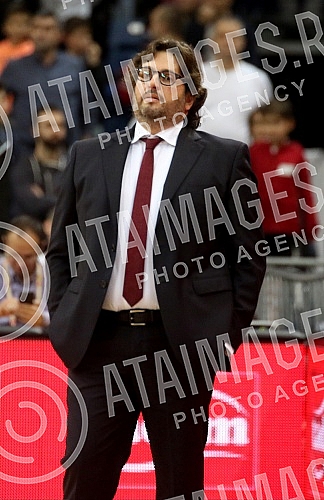 Basketball Euroleague match between KK Crvena zvezda and BC Brose Bamberg (Germany) held in Kombank arena.Kosarkaska utakmica Evrolige izmedju KK Crvena zvezda i KK Brose Bamberg (Nemacka) odigrana u Kombank areni.