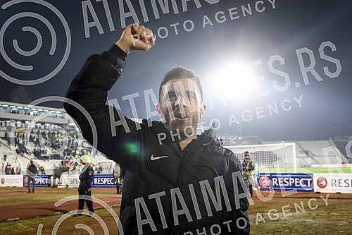UEFA Europa League group stage match between FK Partizan (Serbia) and KF Skenderbeu (Albania) played at Partizan stadium. Utakmica grape faze UEFA Evropa Lige izmedju FK Partizan i FK Skenderbeg odigrana na station Partizana.