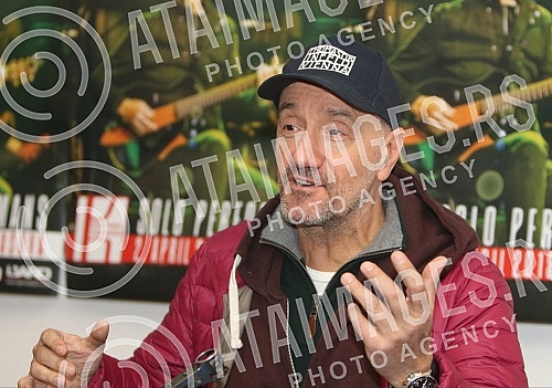 Press conference by Vlatko Stefanovski on the occasion of the announcement of the concert at the Ilija Kolarac Foundation.Pres konferencija Vlatka Stefanovskog povodom najave koncerta u Zaduzbini Ilije Kolarca