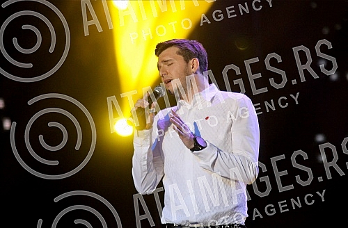 The finals of the first season of the music competition X Factor Adria  were held in Kombank Arena (Belgrade Arena).Finale prve sezone muzickog takmicenja X Factor Adria odrzano je u Kombank areni (Beogradska arena)..