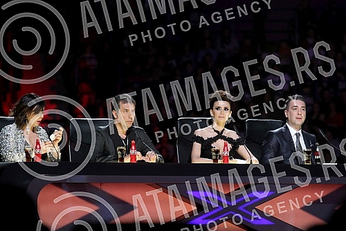 The finals of the first season of the music competition X Factor Adria  were held in Kombank Arena (Belgrade Arena).Finale prve sezone muzickog takmicenja X Factor Adria odrzano je u Kombank areni (Beogradska arena)..