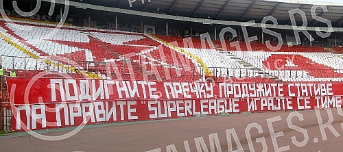The semifinal match of the Serbian Cup between FK Crvena zvezda and FK Radnik was played at the Rajko Mitic Stadium.Utakmica polufinala Kupa Srbije izmedju FK Crvena zvezda i FK Radnik odigrana je na stadionu Rajko Mitic.