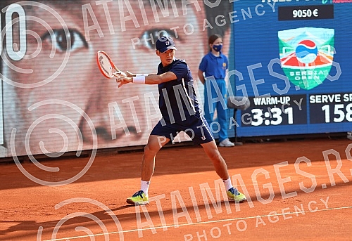 The fourth day of the Serbia Open 2021, a match between Novak Djokovic (Serbia) and Soonwoo Kwon (South Korea).Cetvrti dan na turniru Serbia Open 2021, mec izmedju Novaka Djokovica (Srbija) i Soonwoo Kwon (Juzna Koreja). 