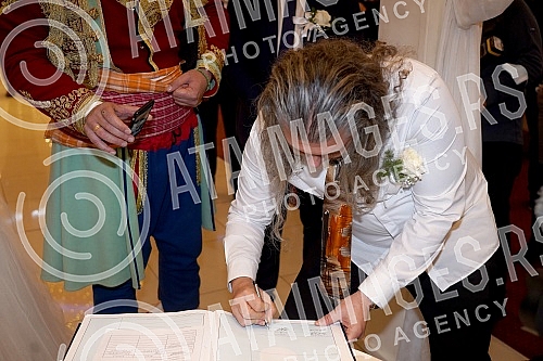 Wedding festivities on the occasion of the wedding of Vuk Djuricic and Mile were held at the Wedding Center Vanilla in Stara Pazova.Svadbeno veselje povodom vencanja Vuka Djuricica i Mile upriliceno je u Wedding centru Vanilla u Staroj Pazovi.