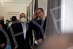The President of the Republic of Serbia, Aleksandar Vucic, received the third (booster) dose of the coronavirus vaccine at the vaccination point in Hall 7 at the Belgrade Fair.Predsednik Republike Srbije Aleksandar Vucic primio je trecu (buster) do
