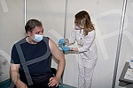 The President of the Republic of Serbia, Aleksandar Vucic, received the third (booster) dose of the coronavirus vaccine at the vaccination point in Hall 7 at the Belgrade Fair.Predsednik Republike Srbije Aleksandar Vucic primio je trecu (buster) do