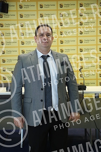 Miljan Jovicevic, candidate for President of the Republic of Serbia, spoke at the press conference of the 