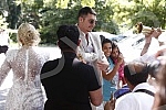 Football players Nemanja Brankovic and Andjela Manitasevic got married in the Church of the Holy Apostles Peter and Paul, in Topcider.Fudbaler Nemanja Brankovic i Andjela Manitasevic vencali su se u Hramu Svetih Apostola Petra i Pavla, u Topcideru 