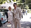 Football players Nemanja Brankovic and Andjela Manitasevic got married in the Church of the Holy Apostles Peter and Paul, in Topcider.Fudbaler Nemanja Brankovic i Andjela Manitasevic vencali su se u Hramu Svetih Apostola Petra i Pavla, u Topcideru 