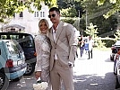 Football players Nemanja Brankovic and Andjela Manitasevic got married in the Church of the Holy Apostles Peter and Paul, in Topcider.Fudbaler Nemanja Brankovic i Andjela Manitasevic vencali su se u Hramu Svetih Apostola Petra i Pavla, u Topcideru 