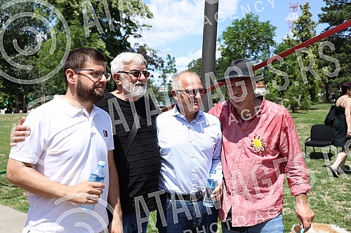 A concert on the occasion of the 70th birthday of the Children's Cultural Center of Belgrade was held in Tasmajdan Park.Koncert povodom 70. rodjendana Decjeg kulturnog centra Beogarda odrzan je u Tasmajdanskom parku.