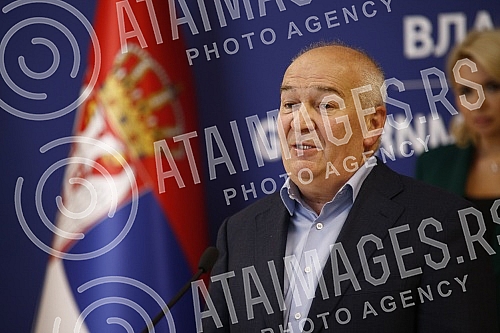 Media conference on the occasion of the Session of the Social-Economic Council.Konferencija za medije povodom Sednice socijalno-ekonomskog saveta. 