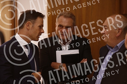 Media conference on the occasion of the Session of the Social-Economic Council.Konferencija za medije povodom Sednice socijalno-ekonomskog saveta. 