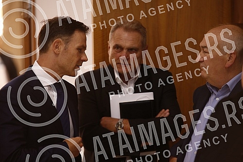 Media conference on the occasion of the Session of the Social-Economic Council.Konferencija za medije povodom Sednice socijalno-ekonomskog saveta. 
