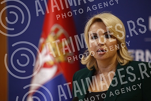 Media conference on the occasion of the Session of the Social-Economic Council.Konferencija za medije povodom Sednice socijalno-ekonomskog saveta. 