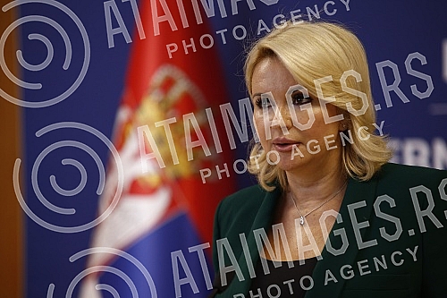 Media conference on the occasion of the Session of the Social-Economic Council.Konferencija za medije povodom Sednice socijalno-ekonomskog saveta. 