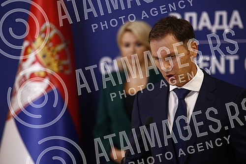 Media conference on the occasion of the Session of the Social-Economic Council.Konferencija za medije povodom Sednice socijalno-ekonomskog saveta. 