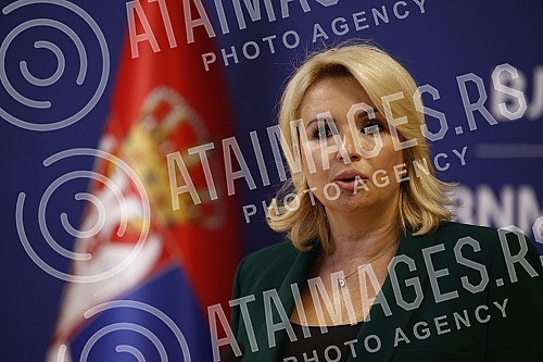 Media conference on the occasion of the Session of the Social-Economic Council.Konferencija za medije povodom Sednice socijalno-ekonomskog saveta. 