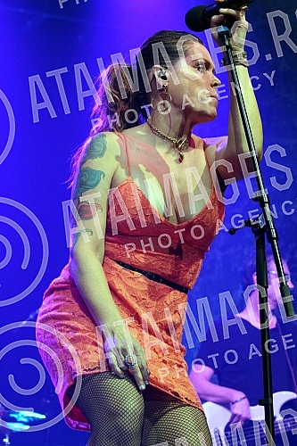 Concert of Beth Hart held in sports hall 