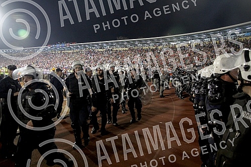 Mec treceg (3) kola kvalifikacija za EURO 2016 odigrana na stadionu Partizana izmedju Srbije i Albanije (Serbia vs Albania)