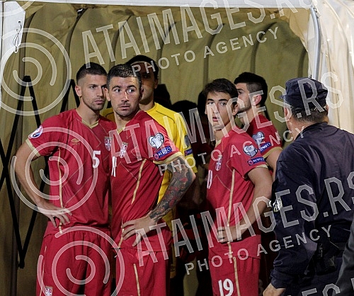 Mec treceg (3) kola kvalifikacija za EURO 2016 odigrana na stadionu Partizana izmedju Srbije i Albanije (Serbia vs Albania)