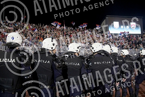 Mec treceg (3) kola kvalifikacija za EURO 2016 odigrana na stadionu Partizana izmedju Srbije i Albanije (Serbia vs Albania)