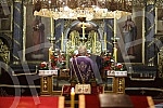 Worship during the Passion Week in the Cathedral Church of St. Archangel Michael on Good Friday - morning with the singing of articles and a procession around the temple.Bogosluzenje tokom Stradalne sedmice u Sabornoj crkvi  Sv. Arhangela Mihaila n