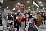 The women's volleyball national team of Serbia, which won a bronze medal at the Games in Tokyo, arrived in Belgrade, and on that occasion a press conference was held at the Nikola Tesla Airport.Zenska odbojkaska reprezentacija Srbije, koja je na Ig