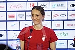 The women's volleyball national team of Serbia, which won a bronze medal at the Games in Tokyo, arrived in Belgrade, and on that occasion a press conference was held at the Nikola Tesla Airport.Zenska odbojkaska reprezentacija Srbije, koja je na Ig