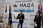 A press conference of the NADA coalition was held in the premises of the Movement for the Renewal of the Kingdom of Serbia on the topic 