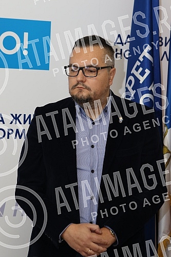 A press conference of the NADA coalition was held in the premises of the Movement for the Renewal of the Kingdom of Serbia on the topic 