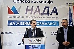 A press conference of the NADA coalition was held in the premises of the Movement for the Renewal of the Kingdom of Serbia on the topic 