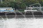 The coal on the barge floats on the Sava River in the direction of Obrenovac.Ugalj na barzi plovi rekom Savom u pravcu  Obrenovca.