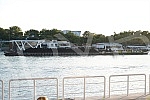 The coal on the barge floats on the Sava River in the direction of Obrenovac.Ugalj na barzi plovi rekom Savom u pravcu  Obrenovca.