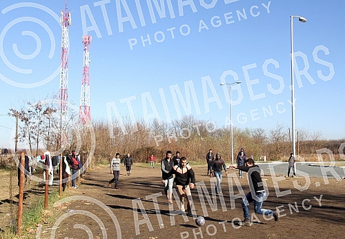 Refugees camp Adasevci near border with Croatia.Izbeglice u kampu Adasevci, na granici sa Hrvatskom.