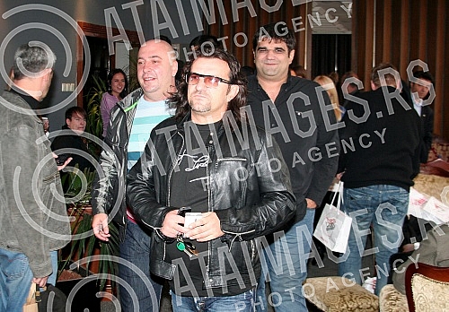 Press conference Aleksandar Vuksanovic - Ace Lukas before a concert on November 3.Pres konferencija Aleksandra Vuksanovica - Ace Lukasa pred koncert 3. novembra