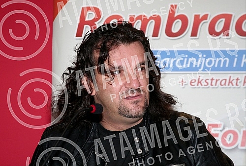 Press conference Aleksandar Vuksanovic - Ace Lukas before a concert on November 3.Pres konferencija Aleksandra Vuksanovica - Ace Lukasa pred koncert 3. novembra