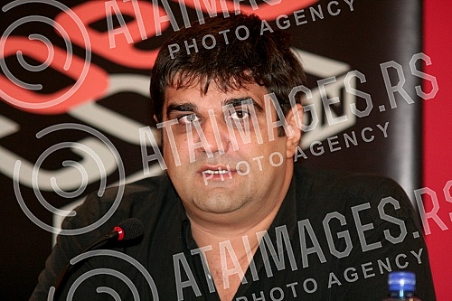 Press conference Aleksandar Vuksanovic - Ace Lukas before a concert on November 3.Pres konferencija Aleksandra Vuksanovica - Ace Lukasa pred koncert 3. novembra