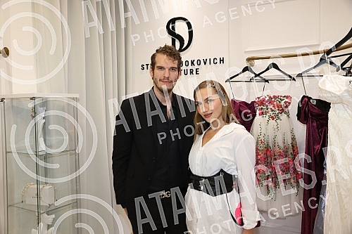 Pianist and fashion designer Stefan Djokovic opened the fashion atelier Stefan Djokovic Couture.Pijanista i modni dizajner Stefan Djokovic otovrio je modni atelje Stefan Djokovic Couture.