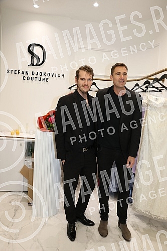 Pianist and fashion designer Stefan Djokovic opened the fashion atelier Stefan Djokovic Couture.Pijanista i modni dizajner Stefan Djokovic otovrio je modni atelje Stefan Djokovic Couture.