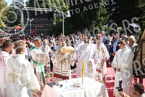 The City of Doboj Celebrates the Baptism - The Transfiguration of the Lord with the Visit of the Serbian Patriarch Porphyry and the Officials of the Republic of Srpska.Grad Doboj obelezio krsnu slavu - Preobrazenje Gospodnje uz posetu patrijarha sr