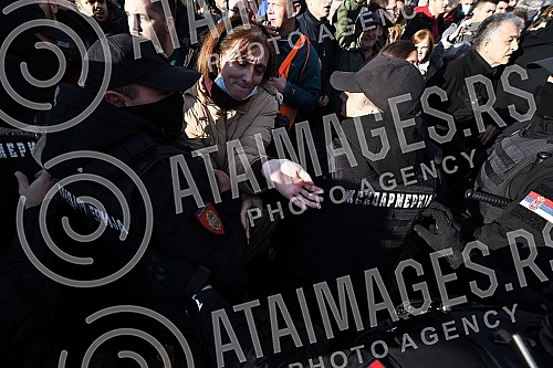 The citizens of Novi Sad blocked the 