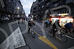 Belgrade cyclists held a protest ride - 121. Critical mass entitled 