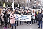 The protest of the Union of Teachers' Unions was held in Manjez Park, across from the building where the ministries are located.Protest Unije sindikata prosvetnih radnika odrzan je u parku Manjez, preko puta zgrade u kojoj se smestena ministarstva.
