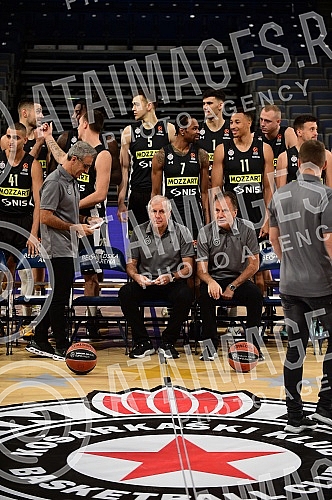 The Euroleague media day of KK Partizan Mozzart Bet was organized in Stark Arena.U Stark areni je organizovan Euroleague media day KK Partizan Mozzart Bet.