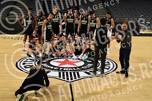 The Euroleague media day of KK Partizan Mozzart Bet was organized in Stark Arena.U Stark areni je organizovan Euroleague media day KK Partizan Mozzart Bet.