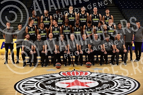 The Euroleague media day of KK Partizan Mozzart Bet was organized in Stark Arena.U Stark areni je organizovan Euroleague media day KK Partizan Mozzart Bet.